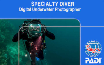 PADI digital underwater photographer course