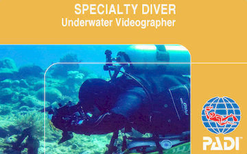 PADI underwater videographer course