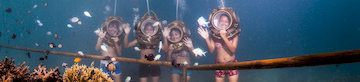 underwater helmet diving