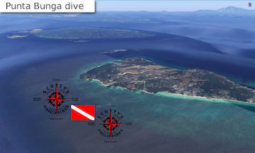 The Punta Bunga map in Boracay