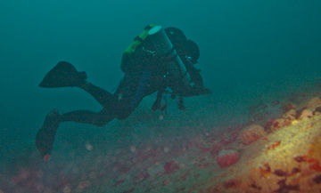 Trimix rebreather dive