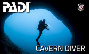 PADI cavern diver course