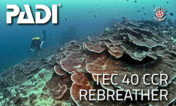 PADI tec 40 CCR rebreather course