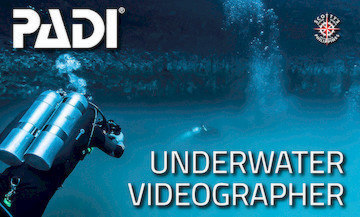 PADI underwater videographer course