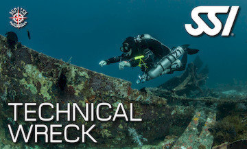 SSI technical wreck diving course