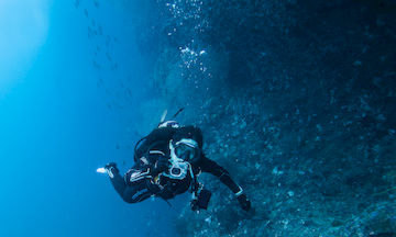 Diving at the Doljo point dive site