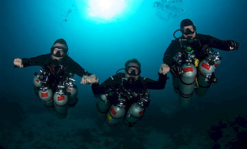 SSI technical sidemount diver course