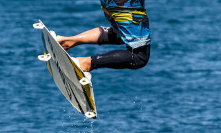 kitesurfing - extreme water sport