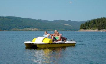 pedal boats and paddle boats